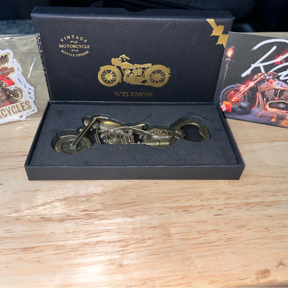 Harley-Davidson Motorcycle Bottle Opener - Bronze